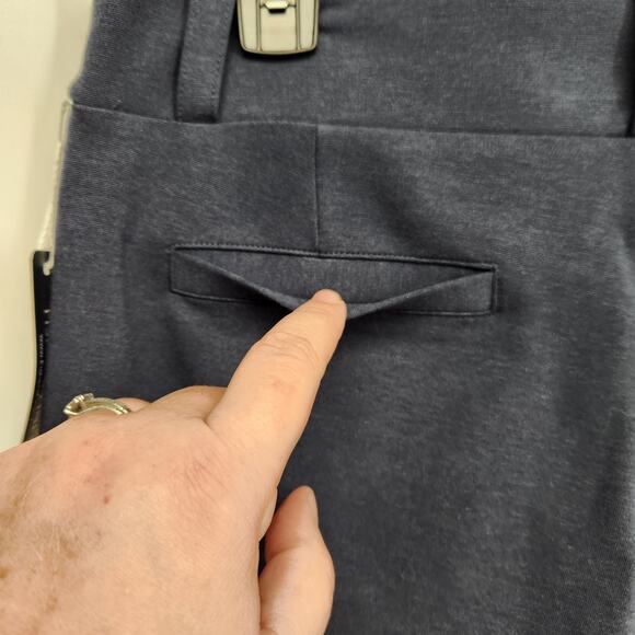 NWT Fishers Finery Navy EcoFabric™ Boot Leg Yoga Petite Pant Women's XL - Picture 9 of 11